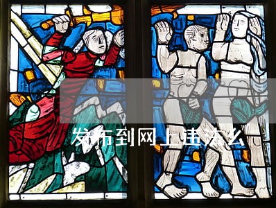 发布到网上违法么