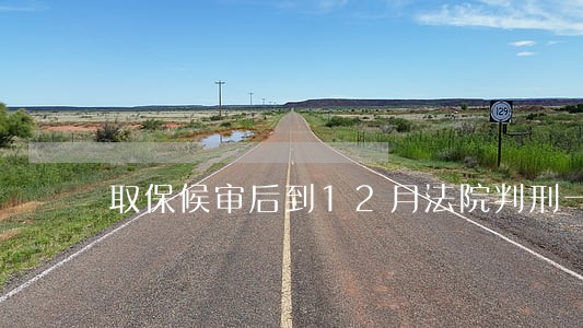 取保候审后到12月法院判刑一年 取保候审后到12月法院判刑一年