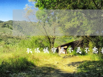 取保候审是不是不需要坐牢了