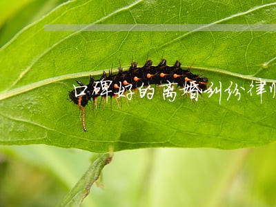 口碑好的离婚纠纷律师预约电话 口碑好的离婚纠纷律师预约电话