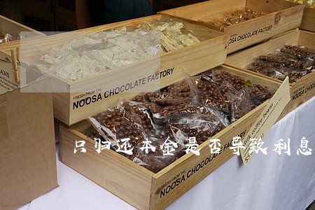 只归还本金是否导致利息时效中断 只归还本金是否导致利息时效中断