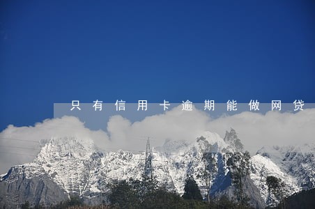 只有信用卡逾期能做网贷吗