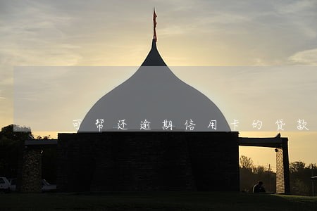 可帮还逾期信用卡的贷款