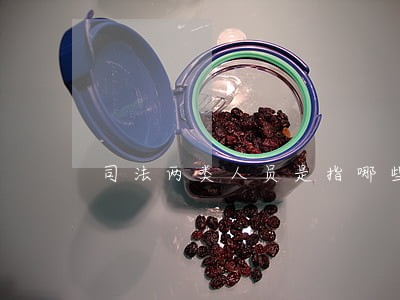 司法两类人员是指哪些 司法两类人员是指哪些