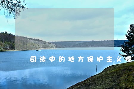 司法中的地方保护主义探析 司法中的地方保护主义探析