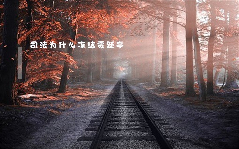 司法为什么冻结贾跃亭 司法为什么冻结贾跃亭