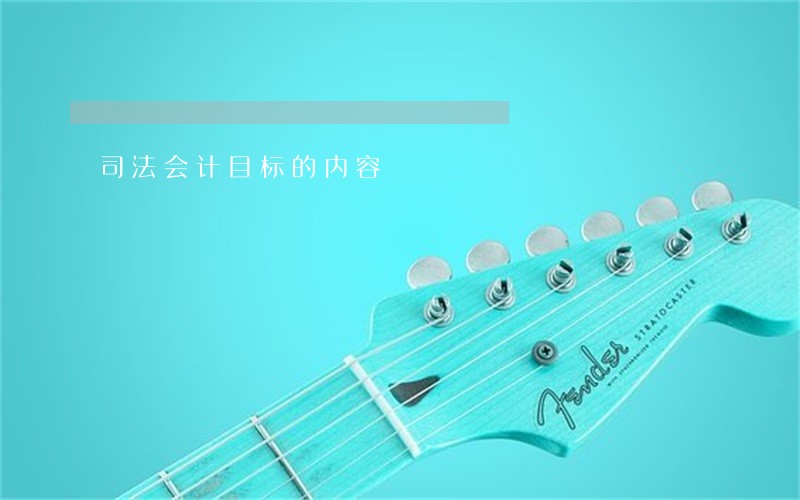 司法会计目标的内容 司法会计目标的内容