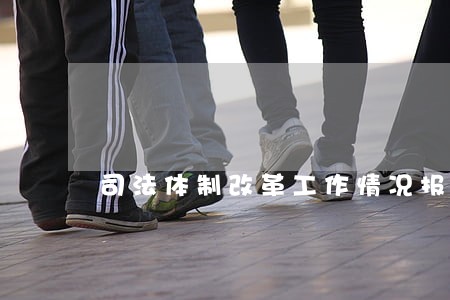 司法体制改革工作情况报告 司法体制改革工作情况报告
