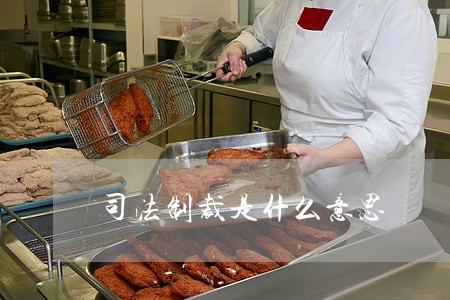 司法制裁是什么意思