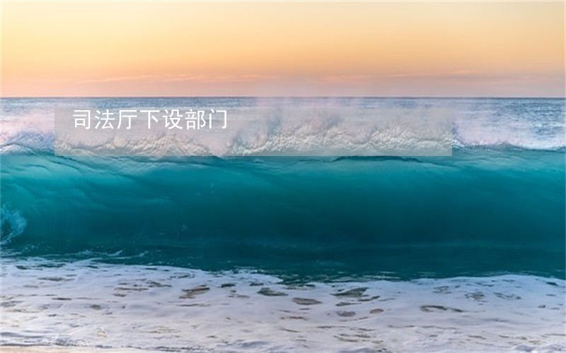 司法厅下设部门 司法厅下设部门