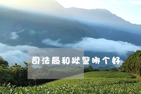 司法局和狱警哪个好 司法局和狱警哪个好