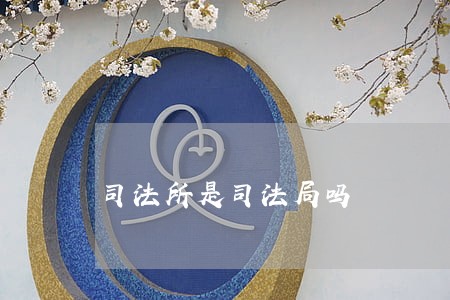 司法所是司法局吗 司法所是司法局吗