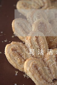 司法活动的对象 司法活动的对象