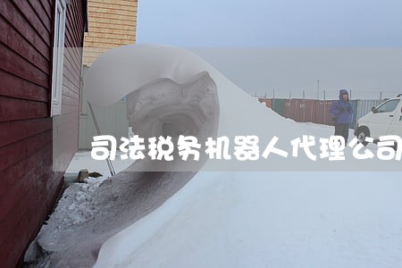 司法税务机器人代理公司 司法税务机器人代理公司
