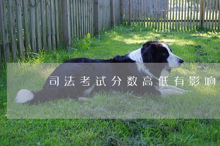 司法考试分数高低有影响吗