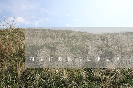 司法行政执行法律法规 司法行政执行法律法规