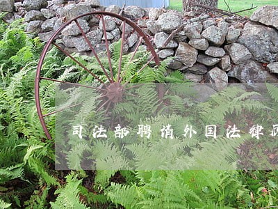 司法部聘请外国法律顾问 司法部聘请外国法律顾问
