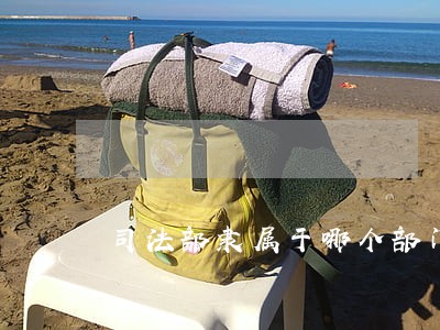 司法部隶属于哪个部门