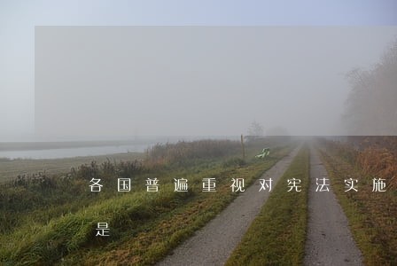 各国普遍重视对宪法实施的保障其根本原因是
