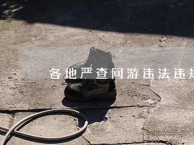 各地严查网游违法违规违禁经营 各地严查网游违法违规违禁经营