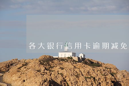 各大银行信用卡逾期减免政策 各大银行信用卡逾期减免政策