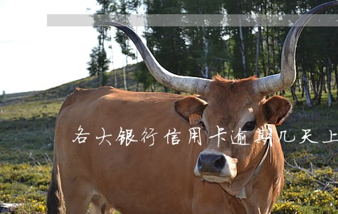 各大银行信用卡逾期几天上征信