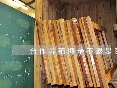 合作养殖押金不退是否违法 合作养殖押金不退是否违法