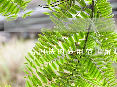 合同法的适用范围解析 合同法的适用范围解析