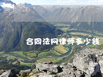 合同法网律师多少钱 合同法网律师多少钱
