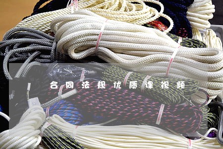 合同法规优质课视频 合同法规优质课视频