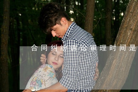 合同纠纷诉讼审理时间是多久