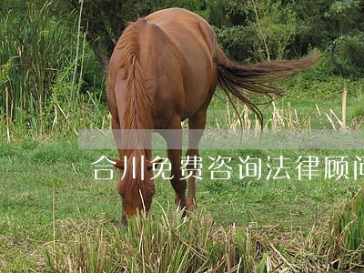 合川免费咨询法律顾问 合川免费咨询法律顾问