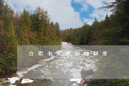 合肥市法律顾问制度 合肥市法律顾问制度