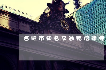 合肥市知名交通赔偿律师咨询服务 合肥市知名交通赔偿律师咨询服务