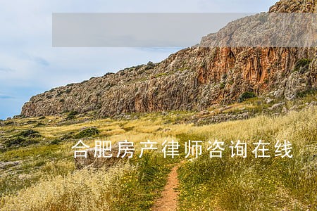 合肥房产律师咨询在线 合肥房产律师咨询在线