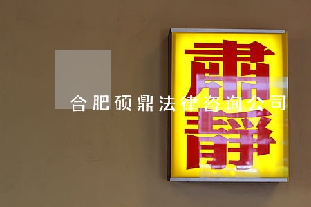 合肥硕鼎法律咨询公司 合肥硕鼎法律咨询公司