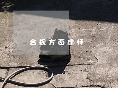 合规方面律师 合规方面律师