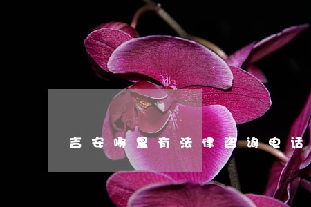 吉安哪里有法律咨询电话 吉安哪里有法律咨询电话
