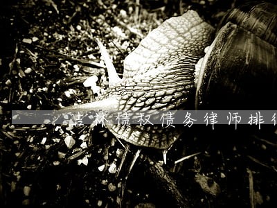 吉林债权债务律师排行 吉林债权债务律师排行