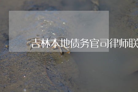 吉林本地债务官司律师联系方式 吉林本地债务官司律师联系方式