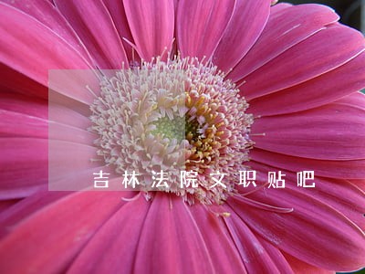 吉林法院文职贴吧