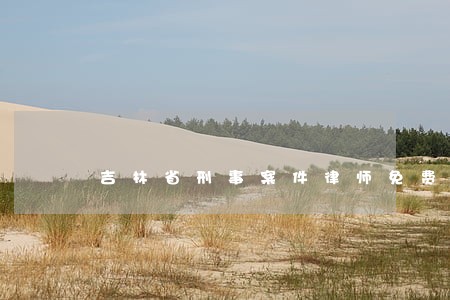 吉林省刑事案件律师免费法律咨询 吉林省刑事案件律师免费法律咨询