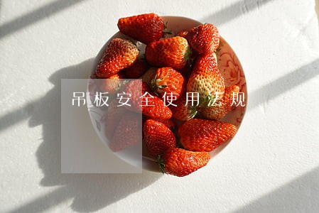 吊板安全使用法规 吊板安全使用法规