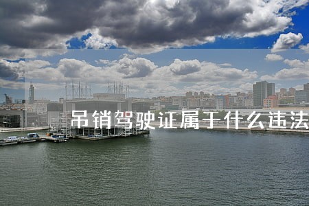 吊销驾驶证属于什么违法行为 吊销驾驶证属于什么违法行为