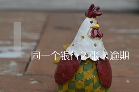 同一个银行2张卡逾期 同一个银行2张卡逾期