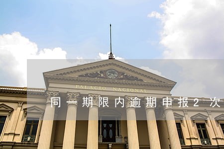 同一期限内逾期申报2次 同一期限内逾期申报2次