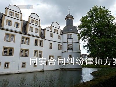 同安合同纠纷律师方案 同安合同纠纷律师方案