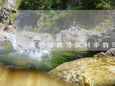 同期同类贷款利率的司法解释 同期同类贷款利率的司法解释