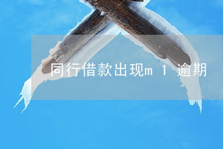 同行借款出现m1逾期 同行借款出现m1逾期
