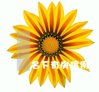 名下有房信用卡逾期 名下有房信用卡逾期